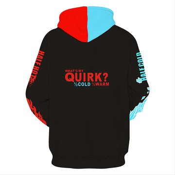 Anime My Hero Academia Sudadera con capucha Shoto Todoroki Unisex
